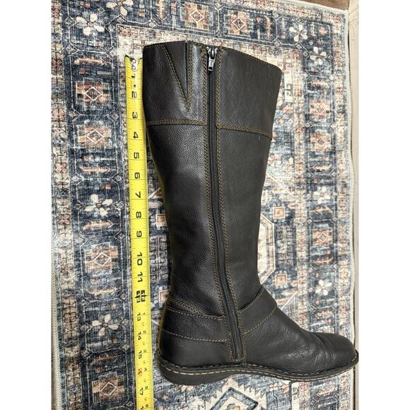 Womens 9  Riding Boot Biker Horse Stable Knee High Brown Leather BOC Wore Once - Picture 4 of 6